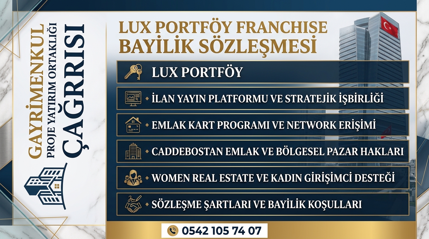 LUX PORTFÖY FRANCHISE BAYİLİK SÖZLEŞMESİ